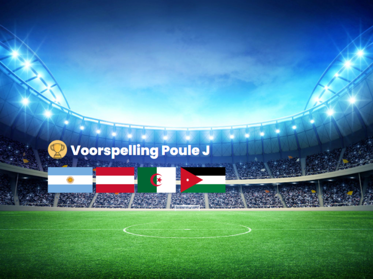 WK 2026 Poule J Voorspelling